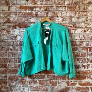 Women's Teal Jacket by Chaus